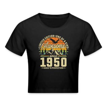1950 : L’élégance intemporelle - Crop top - noir - Devant - Marisol (170cm)