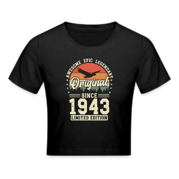 1943 : Intemporellement légendaire - Crop top - noir - Devant - Marisol (170cm)