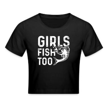 Les filles pêchent aussi - Crop top - noir - Devant - Marisol (170cm)