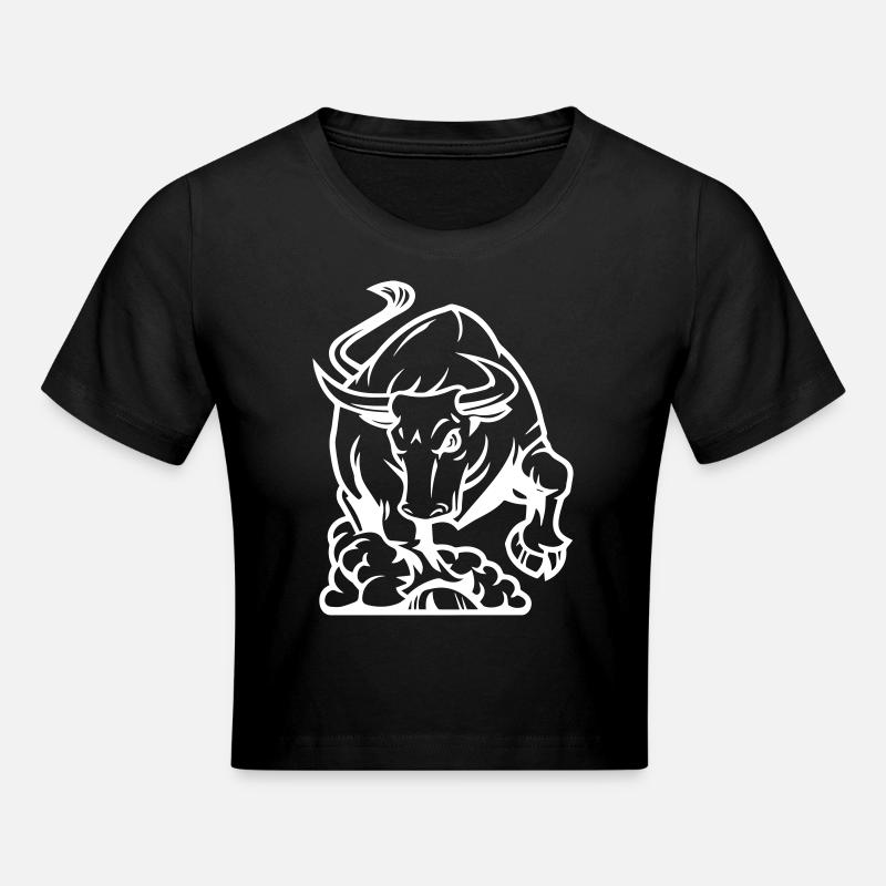 taureau - Crop top - noir