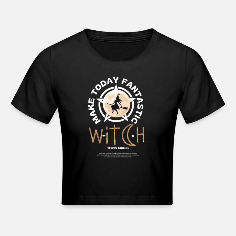 Witch - Crop top - noir