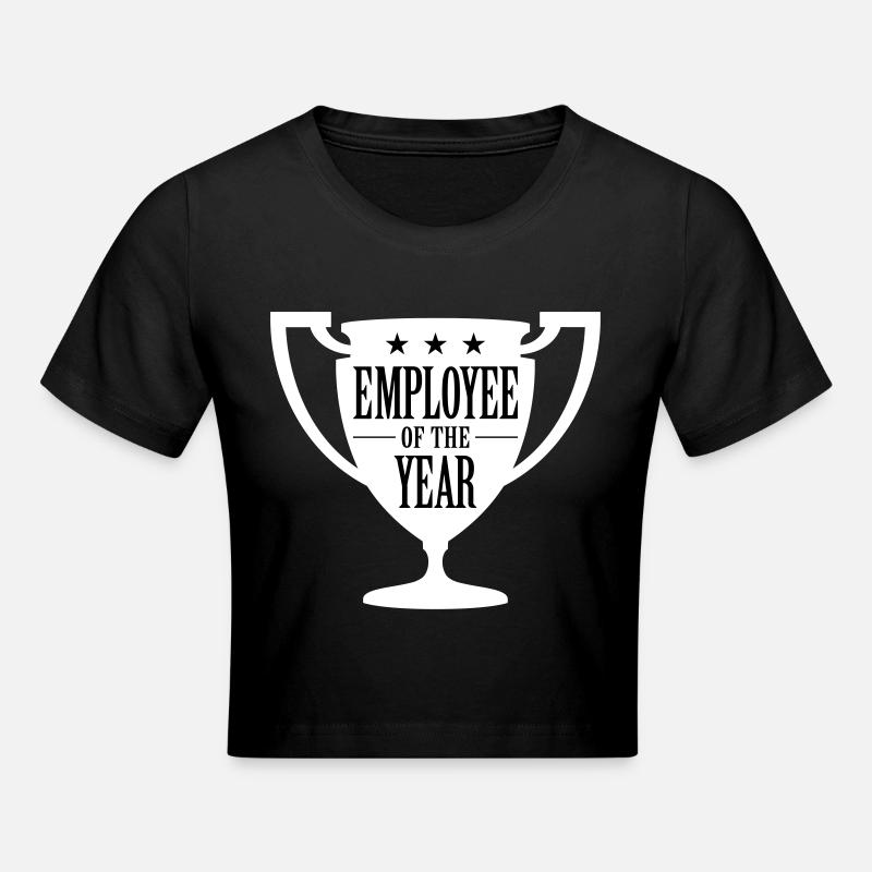 Employé de l'année! - Crop top - noir