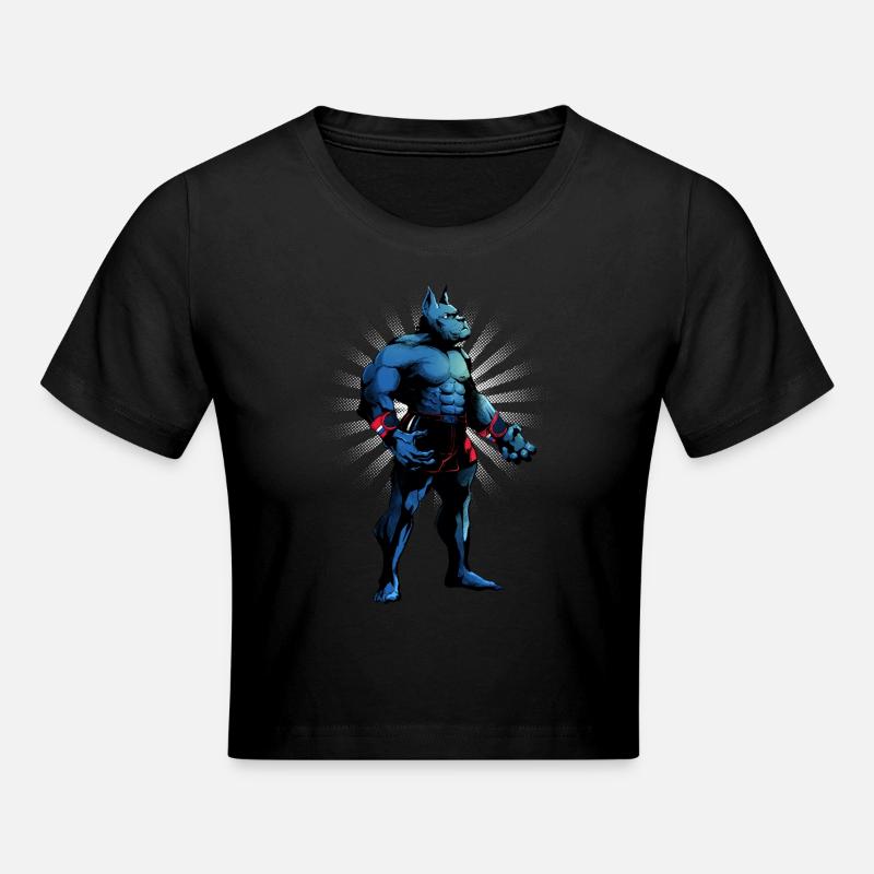 Culturisme - Crop top - noir