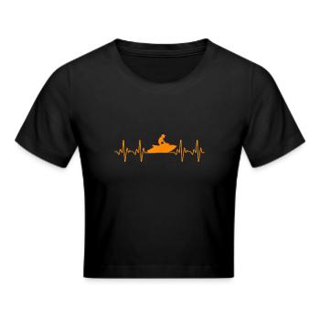 Jet Ski Art Pour Skieurs Jet Ski Lover Surfer - Crop top - noir - Devant - Marisol (170cm)