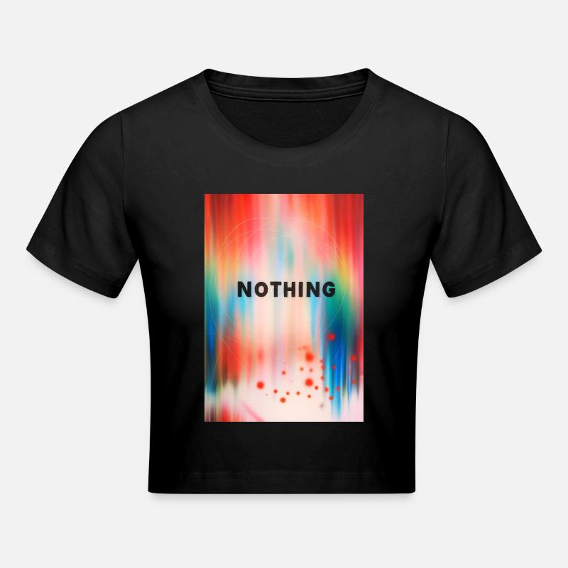Nothing omikly couleurs coulure multi couleur arc - Crop top - noir