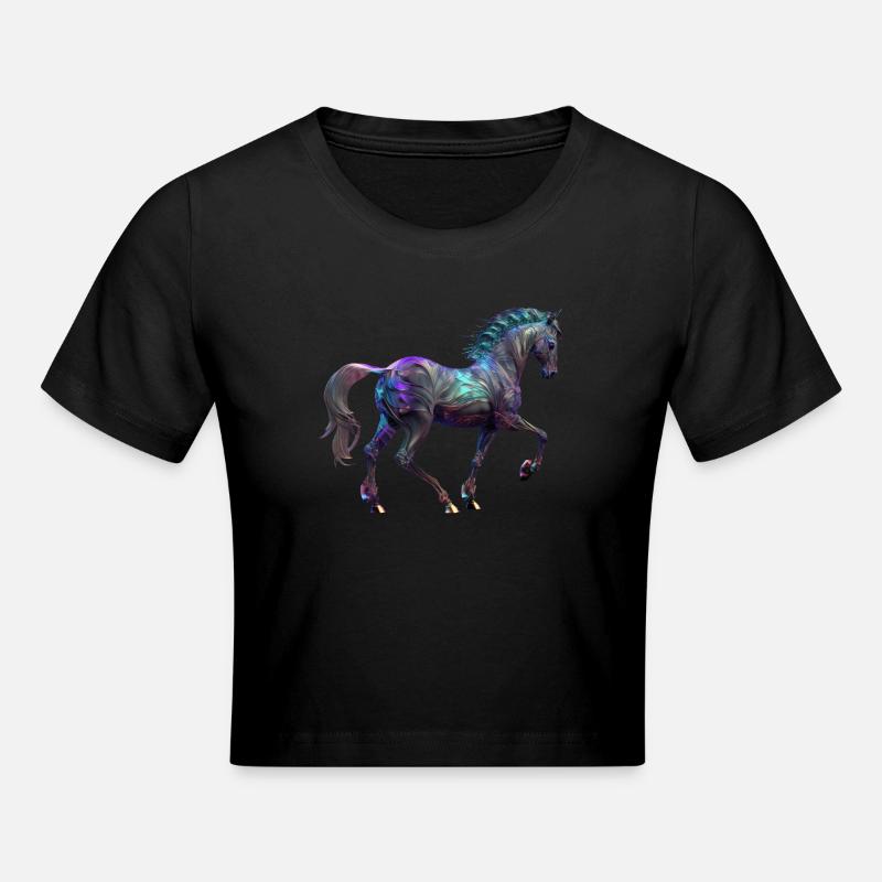 Équitation - Crop top - noir
