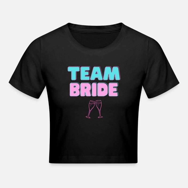 TeamBride - Crop top - noir