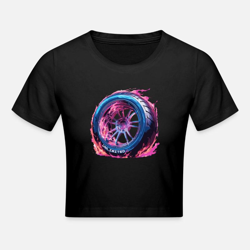 Hot Wheels Illimité - Crop top - noir