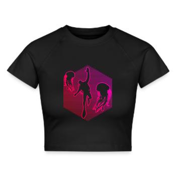 Plongée Plongée Plongée Sous-marine Hommes Plongée sous-marine - Crop top - noir - Devant - Marisol (170cm)