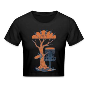 Tempête de paniers volants à disque de l’arbre au disc golf - Crop top - noir - Devant - Marisol (170cm)