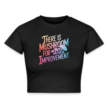 Champignons Champignons Champignon Champignon - Crop top - noir - Devant - Marisol (170cm)