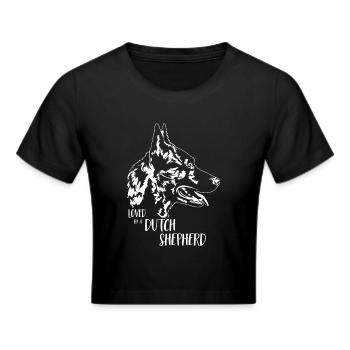 Aimé par un chien de berger hollandais Dicton - Crop top - noir - Devant - Marisol (170cm)