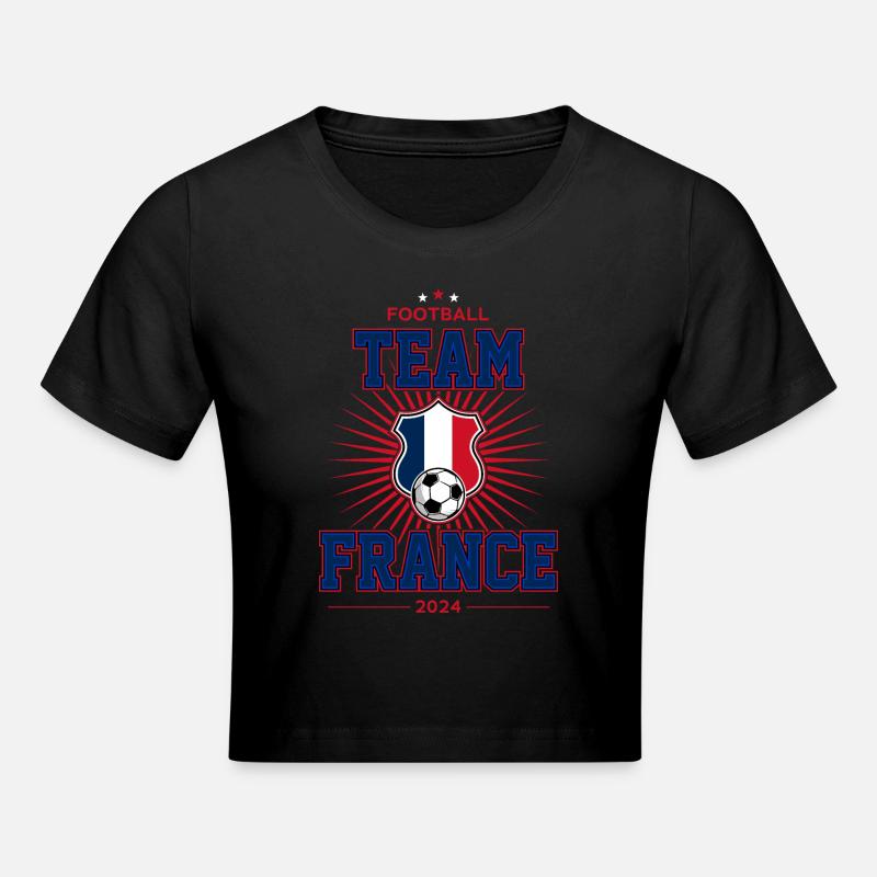 Équipe de France - Crop top - noir
