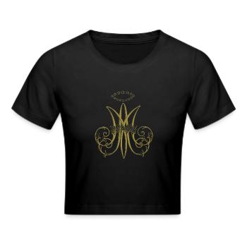 Catholique traditionnelle Vierge Marie Auspice Maria - Crop top - noir - Devant - Marisol (170cm)