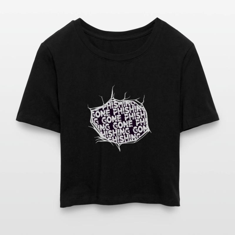 computer present idea jokes hacking coding hacker Cropped T-Shirt