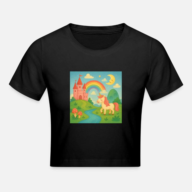 Imagination - Crop top - noir