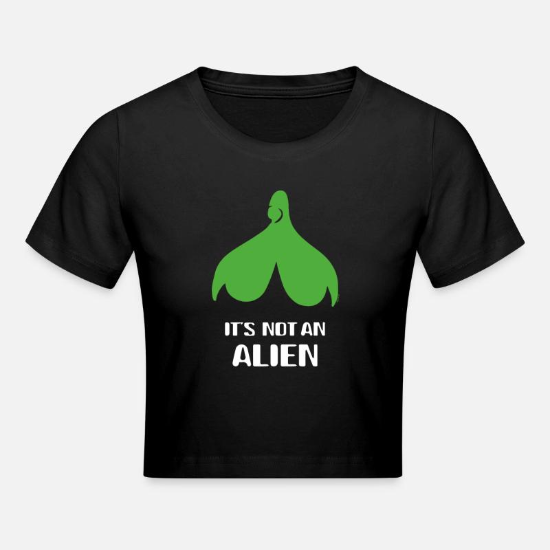 It's not an Alien - Crop top - noir