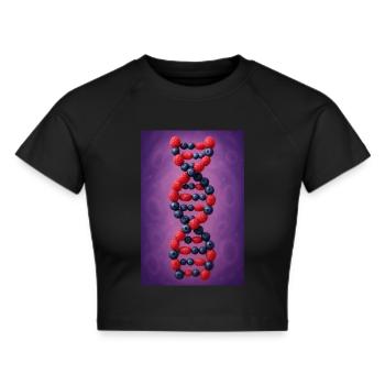 Berry DNA Twist - Crop top - noir - Devant - Marisol (170cm)