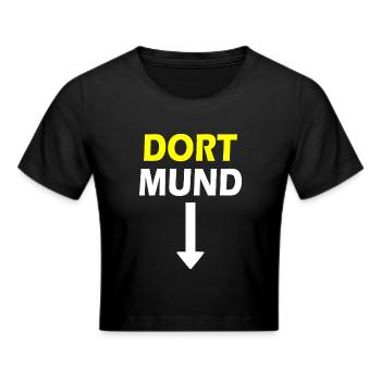 dortmund dort mund pfeil - Crop top - noir - Devant - Marisol (170cm)