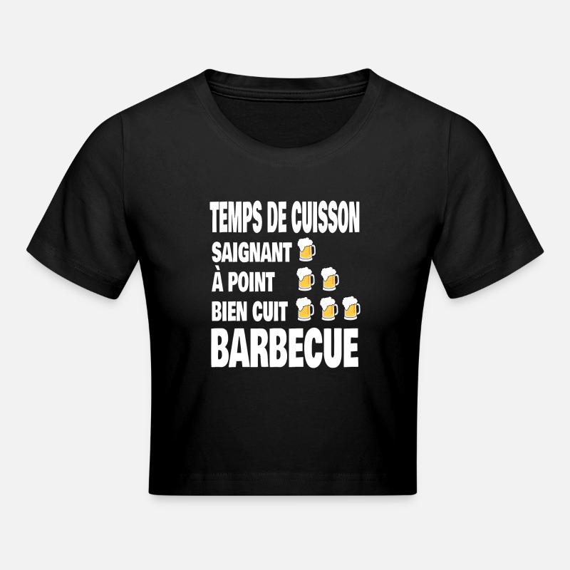 temps de cuisson - Crop top - noir