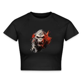 Tête de singe - Crop top - noir - Devant - Marisol (170cm)