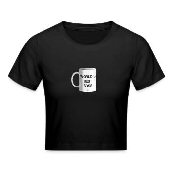 Le meilleur patron du monde - Crop top - noir - Devant - Marisol (170cm)