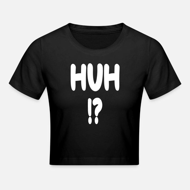 Huh!? Chronicles - Cropped T-Shirt - black