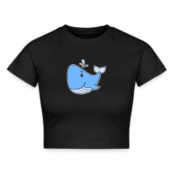 Baleine de mer - Crop top - noir - Devant - Marisol (170cm)