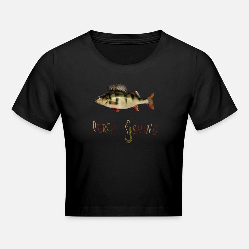 Pêcheur à la perche - Crop top - noir