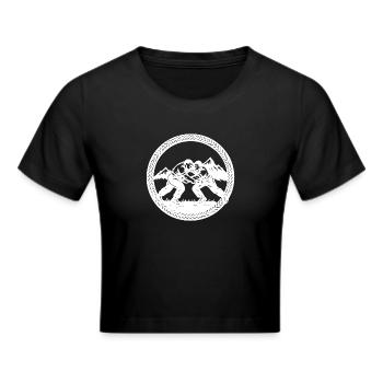 Schwinger_1_white - Cropped T-Shirt - black - Front - Marisol (170cm)