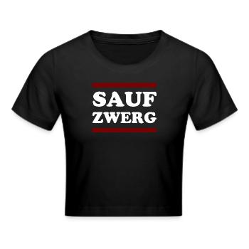 Saufzwerg Party Outfit Malle Kirmes JGA - Frauen Cropped T-Shirt - Schwarz - Vorne - Marisol (170cm)