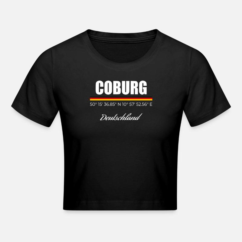 Coburg - Crop top - noir