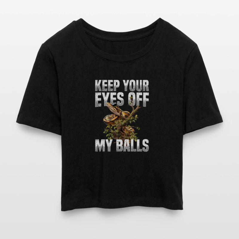 Python roi Serpents Amateurs de terrarium Python Crop top