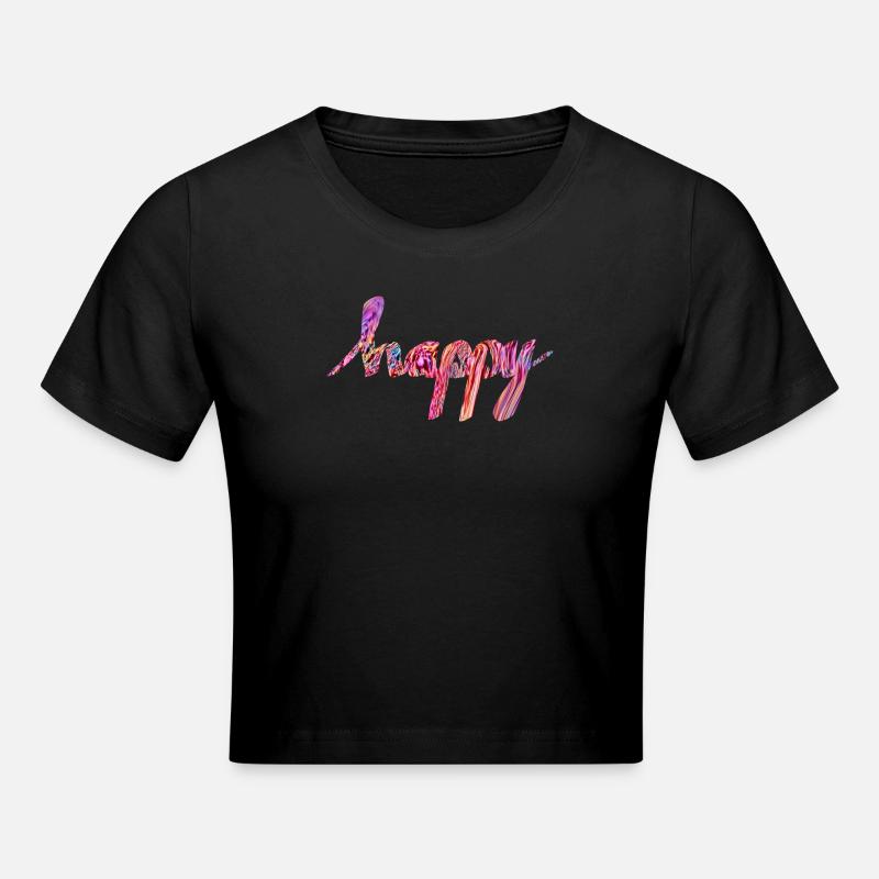 content - Crop top - noir