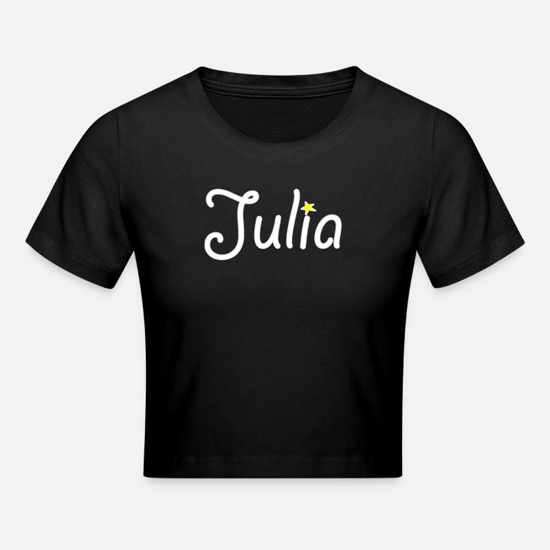 Julia - Cropped T-Shirt - black