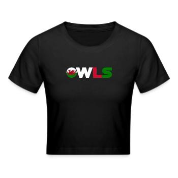 Wales - Cropped T-Shirt - black - Front - Marisol (170cm)