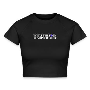 Car - Cropped T-Shirt - black - Front - Marisol (170cm)