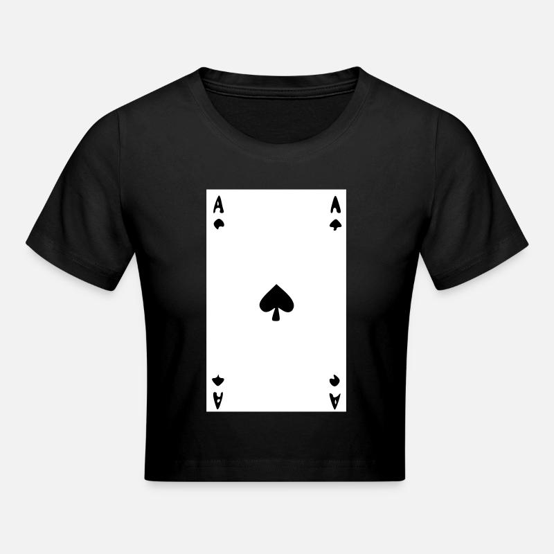 Ace Leaf - Image - Crop top - noir