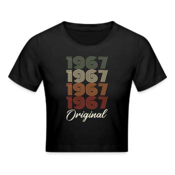 1967 Cadeau D'anniversaire Vintage Original 1967 - Crop top - noir - Devant - Marisol (170cm)