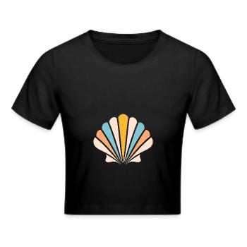 shell - Cropped T-Shirt - black - Front - Marisol (170cm)