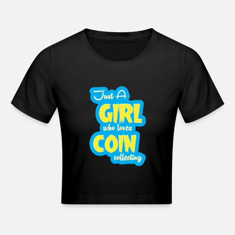 Collectionneur de pièces de monnaie - Crop top - noir