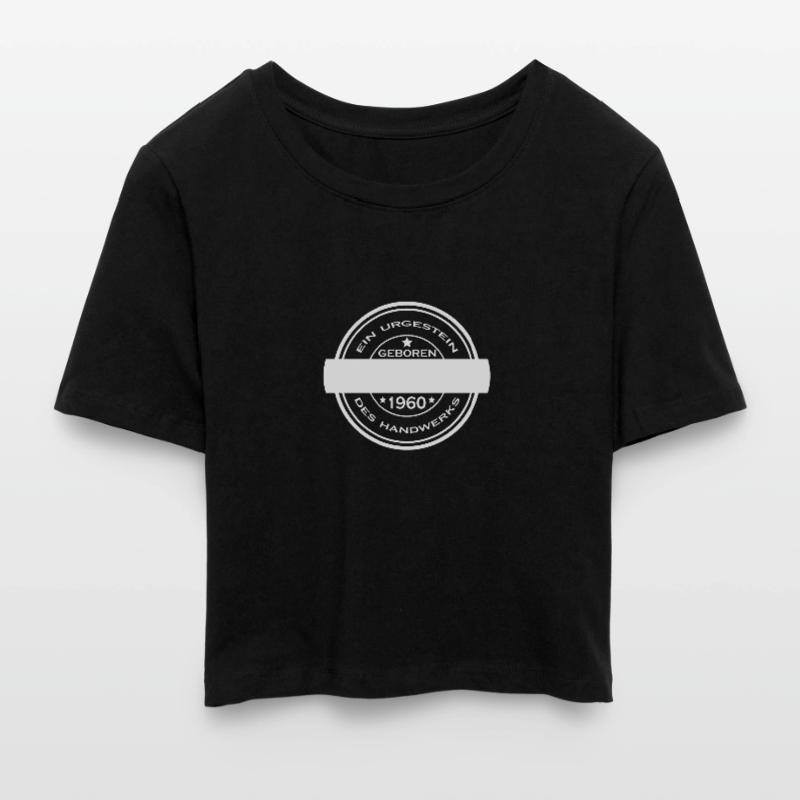 Ein Urgestein des Handwerks EIGENER BERUF Frauen Cropped T-Shirt