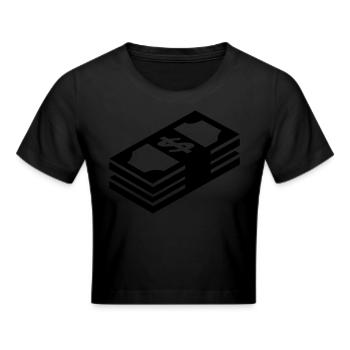 Monnaie Monnaie Silhouette - Crop top - noir - Devant - Marisol (170cm)