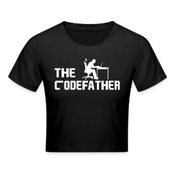 Programmierer Softwareentwickler Coder Sprüche - Frauen Cropped T-Shirt - Schwarz - Vorne - Marisol (170cm)