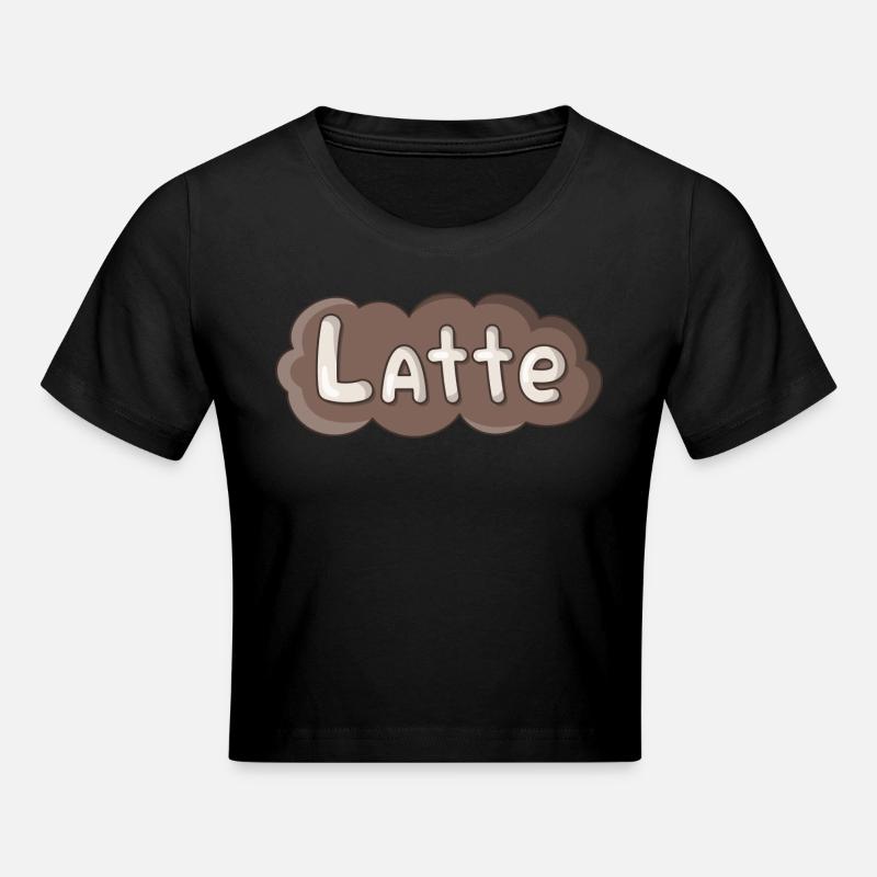 Latte - Crop top - noir