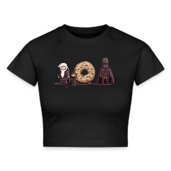 Guerre des beignets - Crop top - noir - Devant - Marisol (170cm)