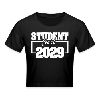since 2029 - Cropped T-Shirt - black - Front - Marisol (170cm)