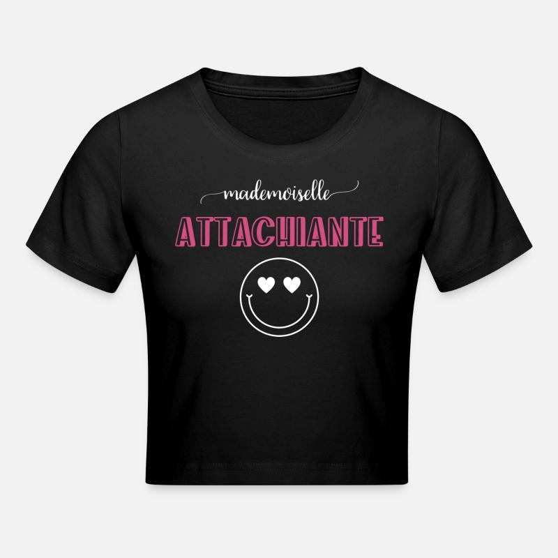 Miss Endearing - Cropped T-Shirt - black