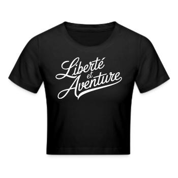 Liberté et aventure - Crop top - noir - Devant - Marisol (170cm)