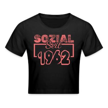 Travailleur social 1962 - Crop top - noir - Devant - Marisol (170cm)